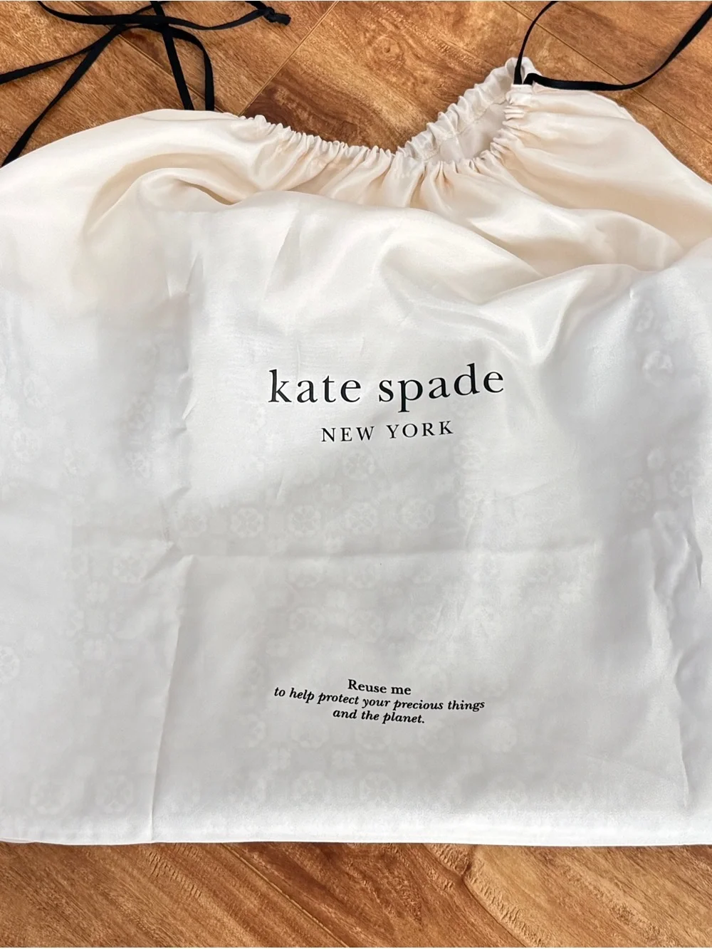 kate spade Blue Floral Pattern Tote with Wristlet